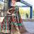 Blue woven design ethnic motifs printed zari organza saree