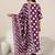 polka dot printed v-neck straight kurta with trouser & dupatta