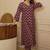 women ethnic motifs printed regular kurta with trousers