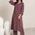 women ethnic motifs printed regular kurta with trousers