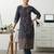 women ethnic motifs printed regular kurta with trousers