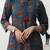 women ethnic motifs printed regular kurta with trousers