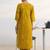 women ethnic motifs printed regular kurta with trousers