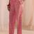 women ethnic motifs printed regular kurta with trousers & with dupatta