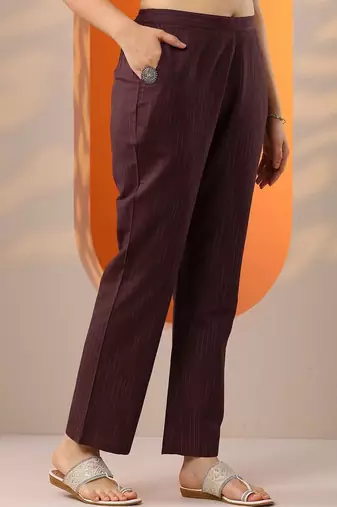 women ethnic motifs printed regular kurta with trousers & with dupatta