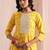 women ethnic motifs printed regular kurta with trousers & with dupatta