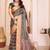 Green kalamkari zari silk cotton designer saree