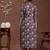 floral printed notch neck straight kurta with trousers
