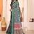 Green kalamkari zari silk cotton designer saree