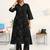 women printed regular kurta with trousers