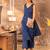 women geometric printed kurta with palazzos