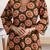 libas black ajrakh print a-line kurta set