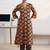 libas black ajrakh print a-line kurta set