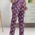 women ethnic motifs printed regular kurta with trousers