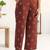 women ethnic motifs printed regular cotton blend kurta with palazzos