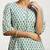 women ethnic motifs printed regular kurta with trousers & with dupatta