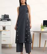 women printed regular kurta with palazzos