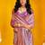 Lavender woven design zari silk cotton kanjeevaram saree