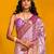 Lavender woven design zari silk cotton kanjeevaram saree