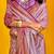 Lavender woven design zari silk cotton kanjeevaram saree