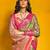 Green woven design zari silk cotton kanjeevaram saree