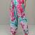white floral printed cotton straight kurta set