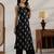 women ethnic motifs printed regular kurta with palazzos