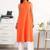 women regular kurta with trousers