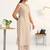 women printed regular kurta with palazzos