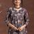 women floral printed regular kurta with trousers