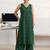 libas green woven design straight kurta set