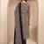 women ethnic motifs printed regular kurta with trousers & with dupatta