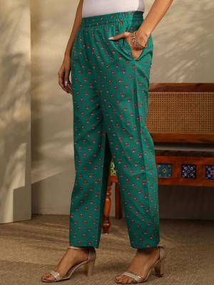 women floral printed regular kurta with trousers & with dupatta 7
