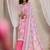 libas pink geometric printed straight suit set with dupatta