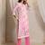 libas pink geometric printed straight suit set with dupatta