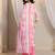 libas pink geometric printed straight suit set with dupatta
