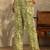 women ethnic motifs printed regular kurta with trousers & with dupatta