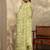 women ethnic motifs printed regular kurta with trousers & with dupatta