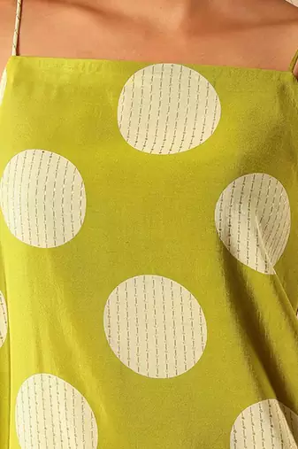 women geometric printed a-line kurta with palazzos