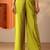 women geometric printed a-line kurta with palazzos