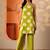 women printed regular kurti with palazzos