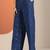 geometric printed shoulder straps straight kurta with trouser