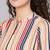 women striped regular kurta with palazzos