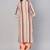 women striped regular kurta with palazzos