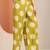 women geometric printed shoulder straps kurta with palazzos