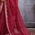 Maroon bandhani sequinned  chiffon saree