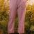 women floral printed empire mirror work kurta with trousers