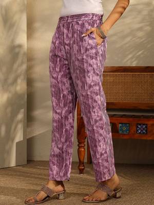 women ethnic motifs printed regular thread work kurta with trousers & with dupatta 7