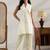 women ethnic motifs printed regular kurti with trousers