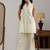 women ethnic motifs printed regular kurti with trousers